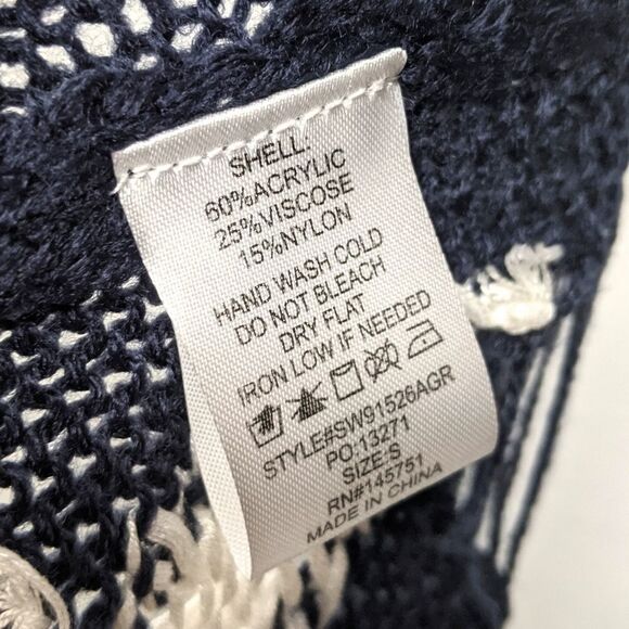 FANTASTIC FAWN Knit Distressed Star Sweater S - Picture 5 of 8